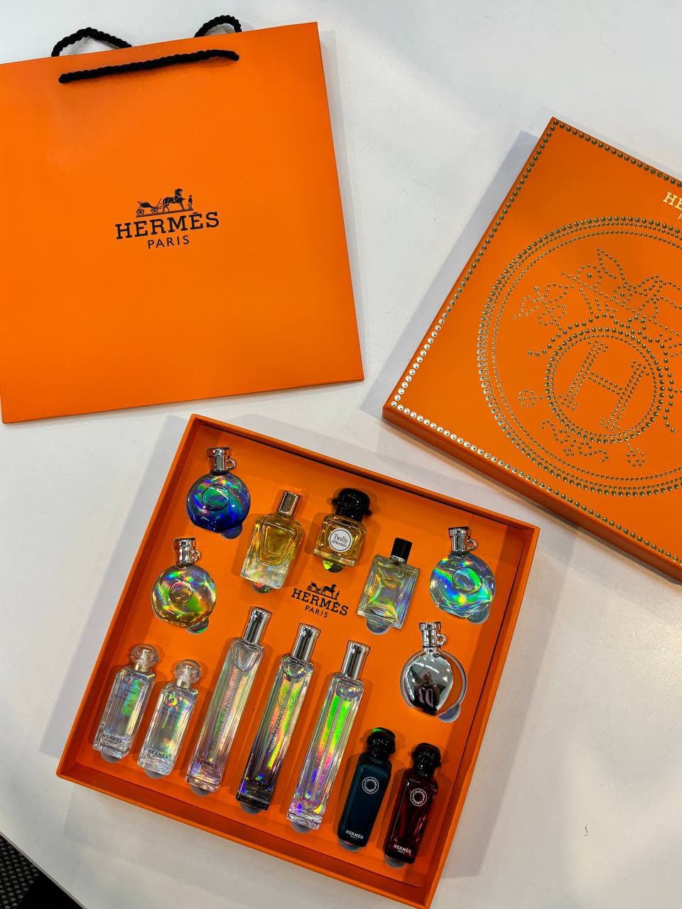Set de regalo de lujo Her-mes de 14 fragancias mini