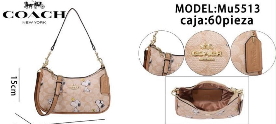 Bolsa Crossbody COA/CH SNOOPY 5513