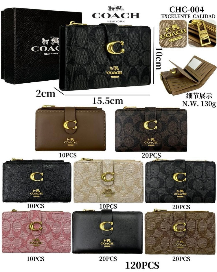 Cartera Tarjetero 2 en 1 Coac:h CQF-074-2