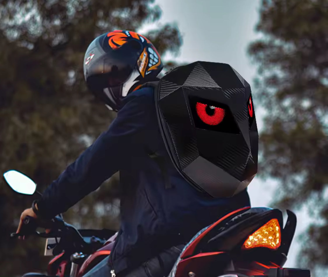 Mochila Eyes Ojos LED de Fibra de Carbono Impermeable – Gran Capacidad 27000