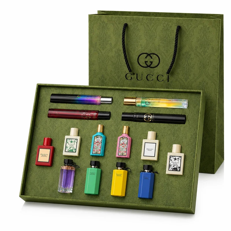 Set de lujo de regalo Gu/cci de 14 mini fragancias