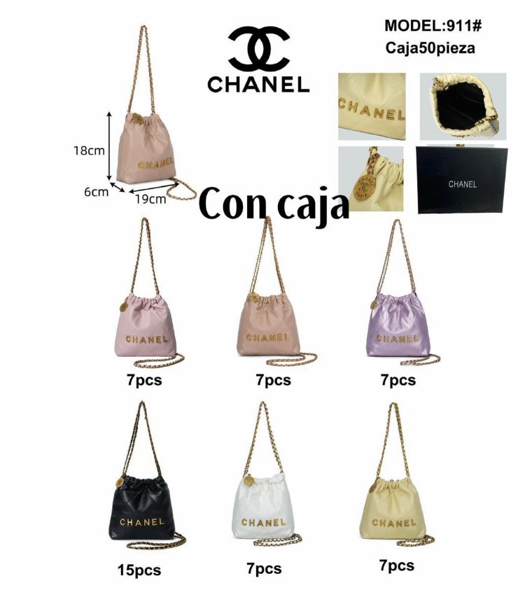 Bolso Crossbody para dama Cha/nel 911