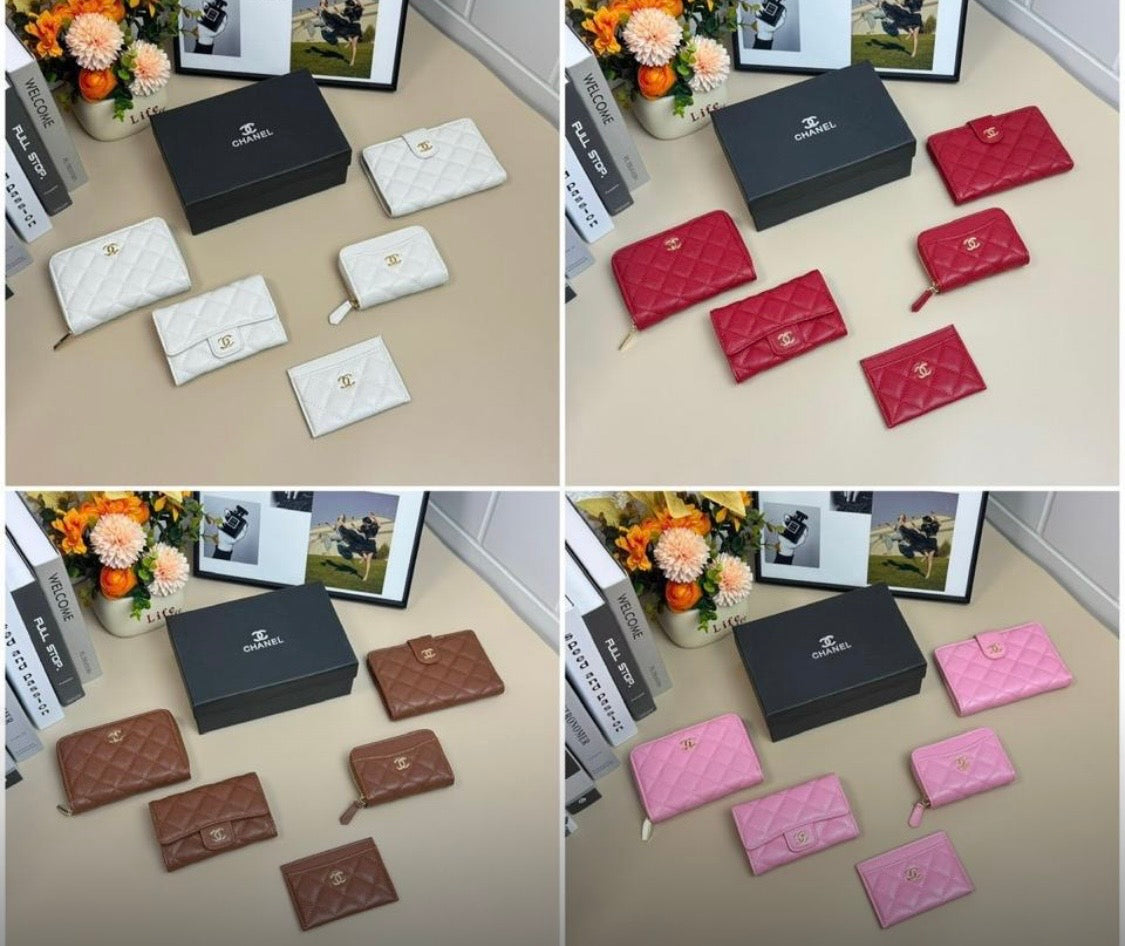 Set de Cartera de 5 piezas CHA/NEL 5039 (INCLUYE CAJA)