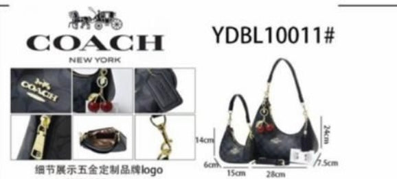 Bolsa duo Crossbody para Dama Coa/ch YDBL10011