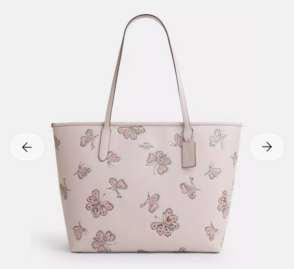 Bolsa tote para dama coa/ch mariposa 🦋 Xxy-251166 foto de refencia