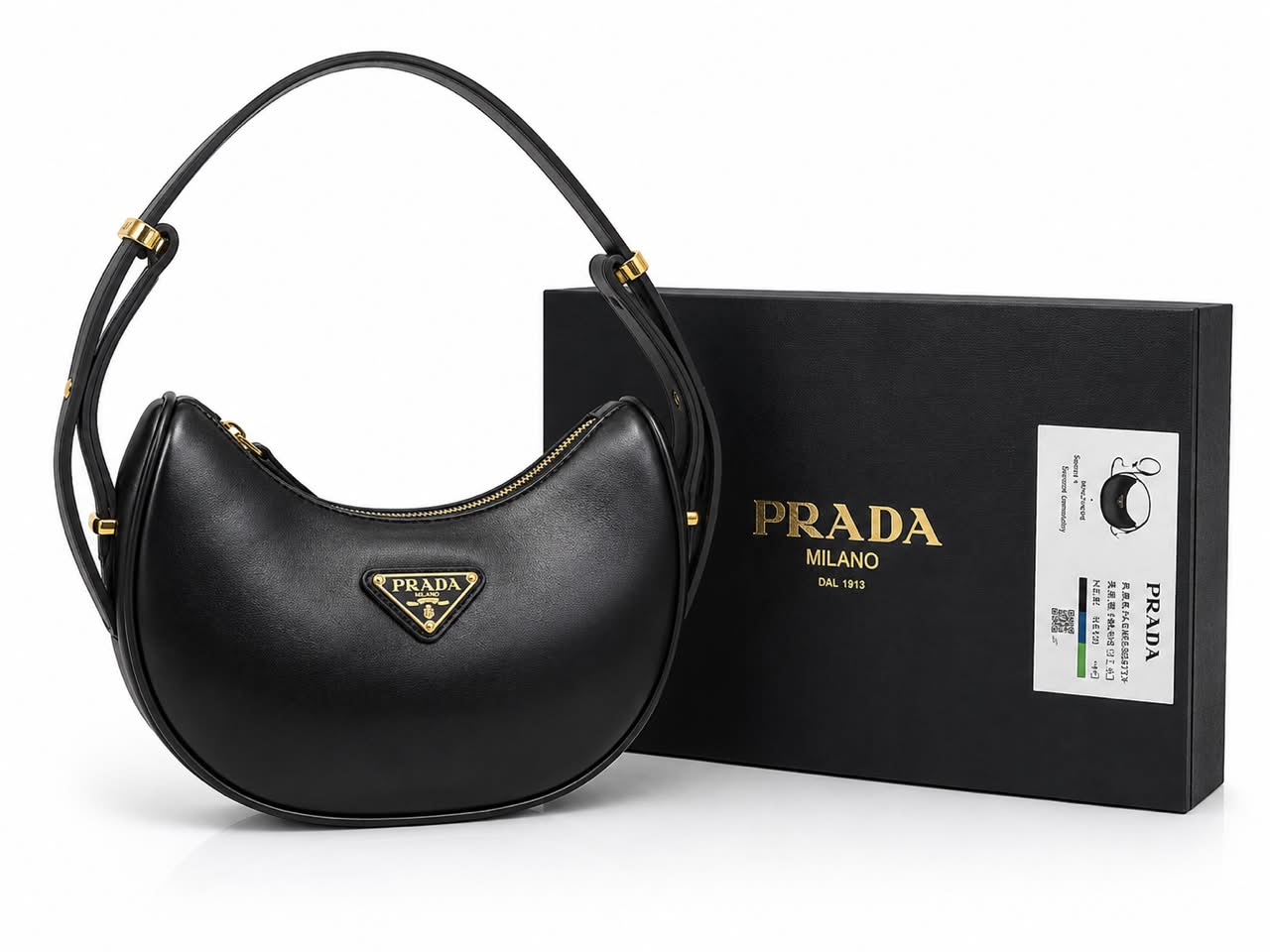 Bolsa Crossbody para Dama Pra/da (Incluye Caja) 5875