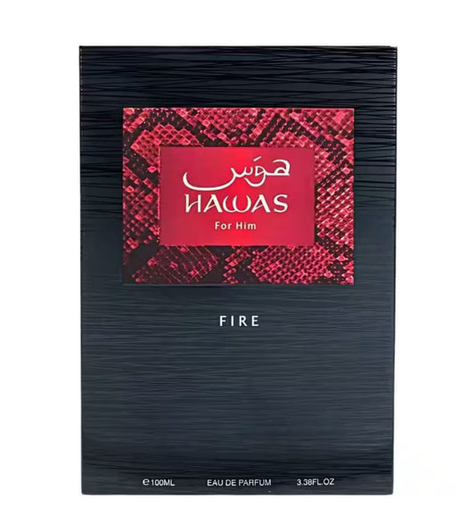 Perfume Eau de parfum Hawas Fire para hombre 100ml