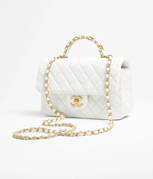 BOLSO PEQUEÑO CON SOLAPA Y ASA DE MANO Chane/l 26189