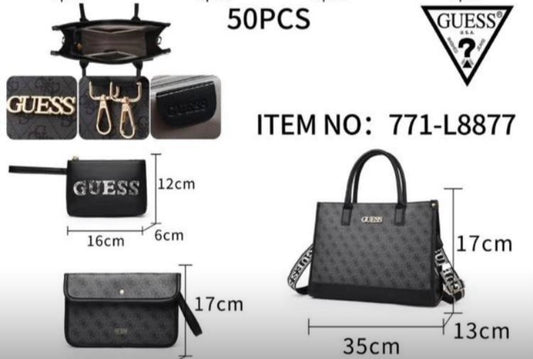 Combo Triple de Bolsa Gue/ss 771-L8877 para dama