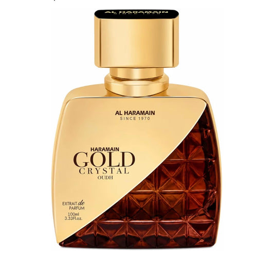 Perfume Al Haramain Gold Crystal Oudh Extrait de Parfum