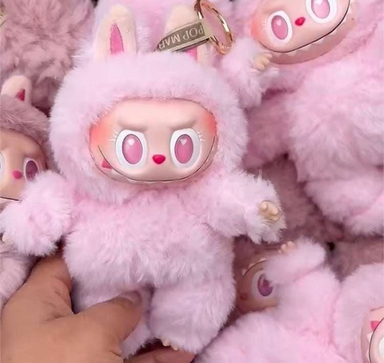 Labubu ángel edición especial rosa y blanco (J3)1234