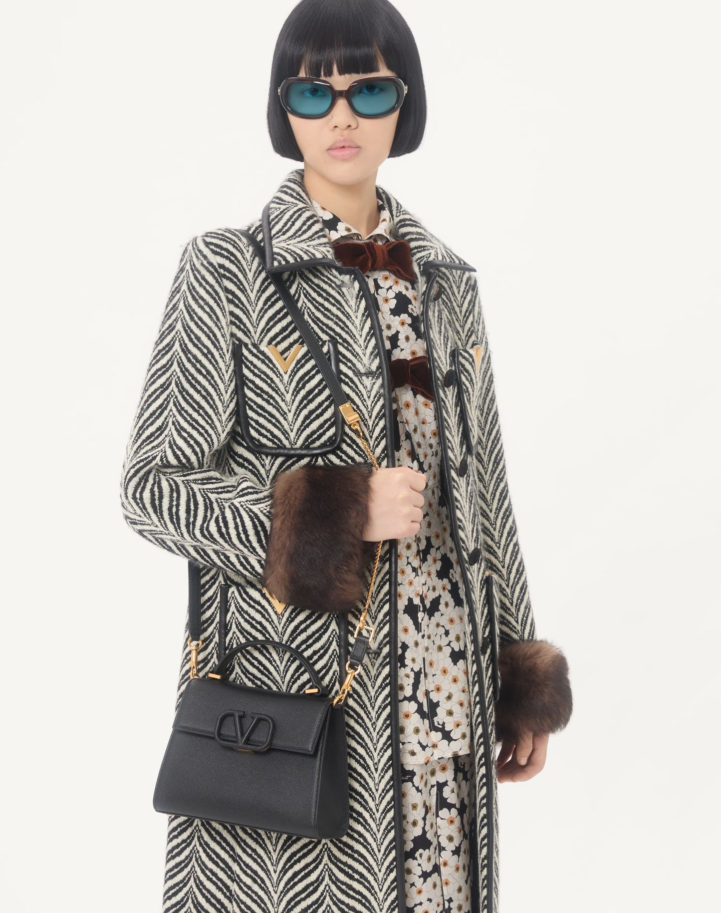 Bolso De Mano Pequeño Vsling De Piel Sintética Granulada 5535 Valen/ tina foto de refencia