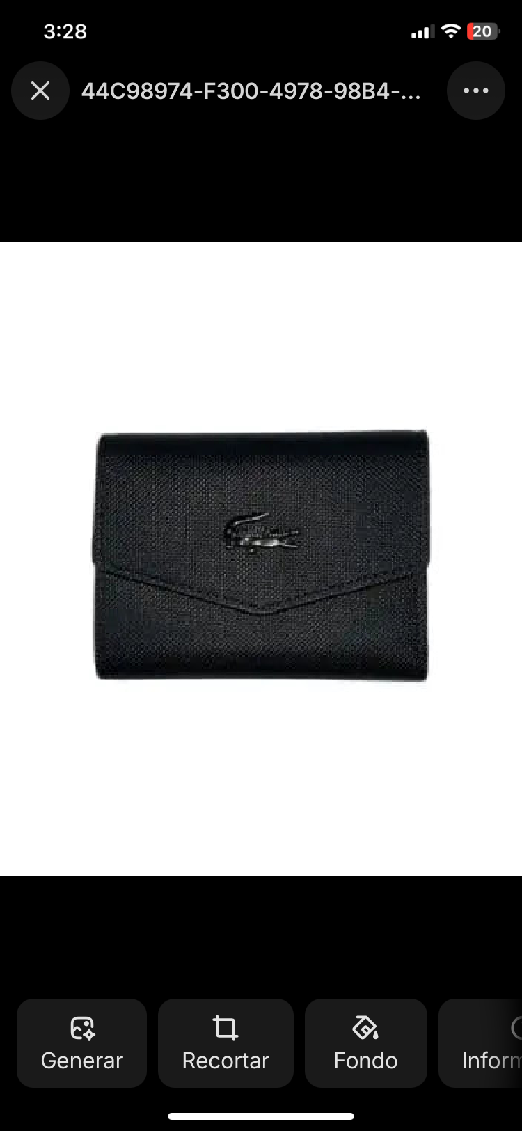 Cartera Lacost:e unisex chl-009
