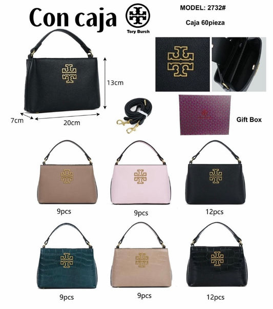 Bolso Crossbody para dama Tb2732 To/ry bur/ch incluye caja
