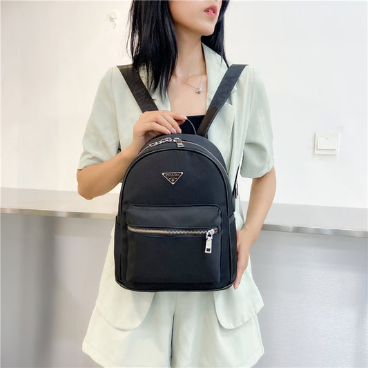 Mochila 💼 Pra/da para dama WP019 foto de referencia