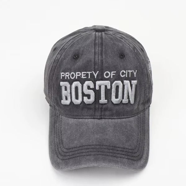 Gorra unisex 💯 algodón broche  de presión de metal ajustable transpirable G20 boston