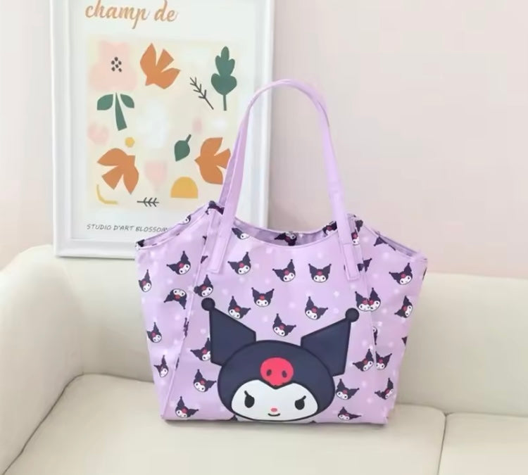 Bolsa casual de tela con cierre diseño Kawai mod.  cos0504
