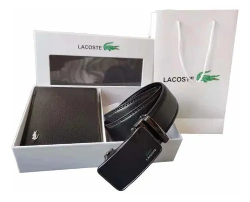Set de caballero de cinturon y cartera Lacos/te MU002