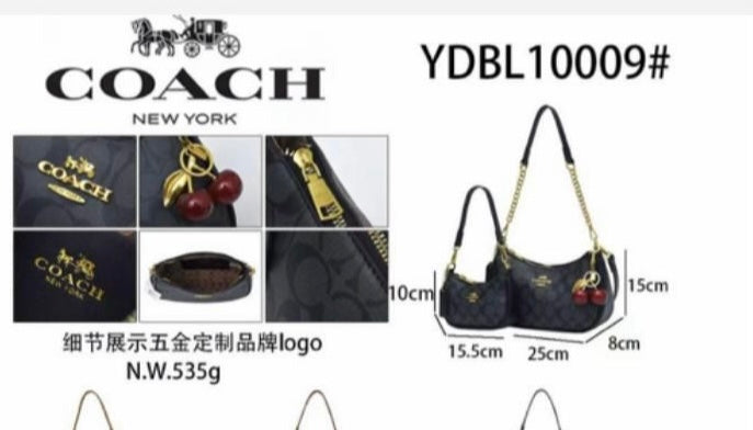 Bolsa duo CrossBody Coac/h YDBL10009