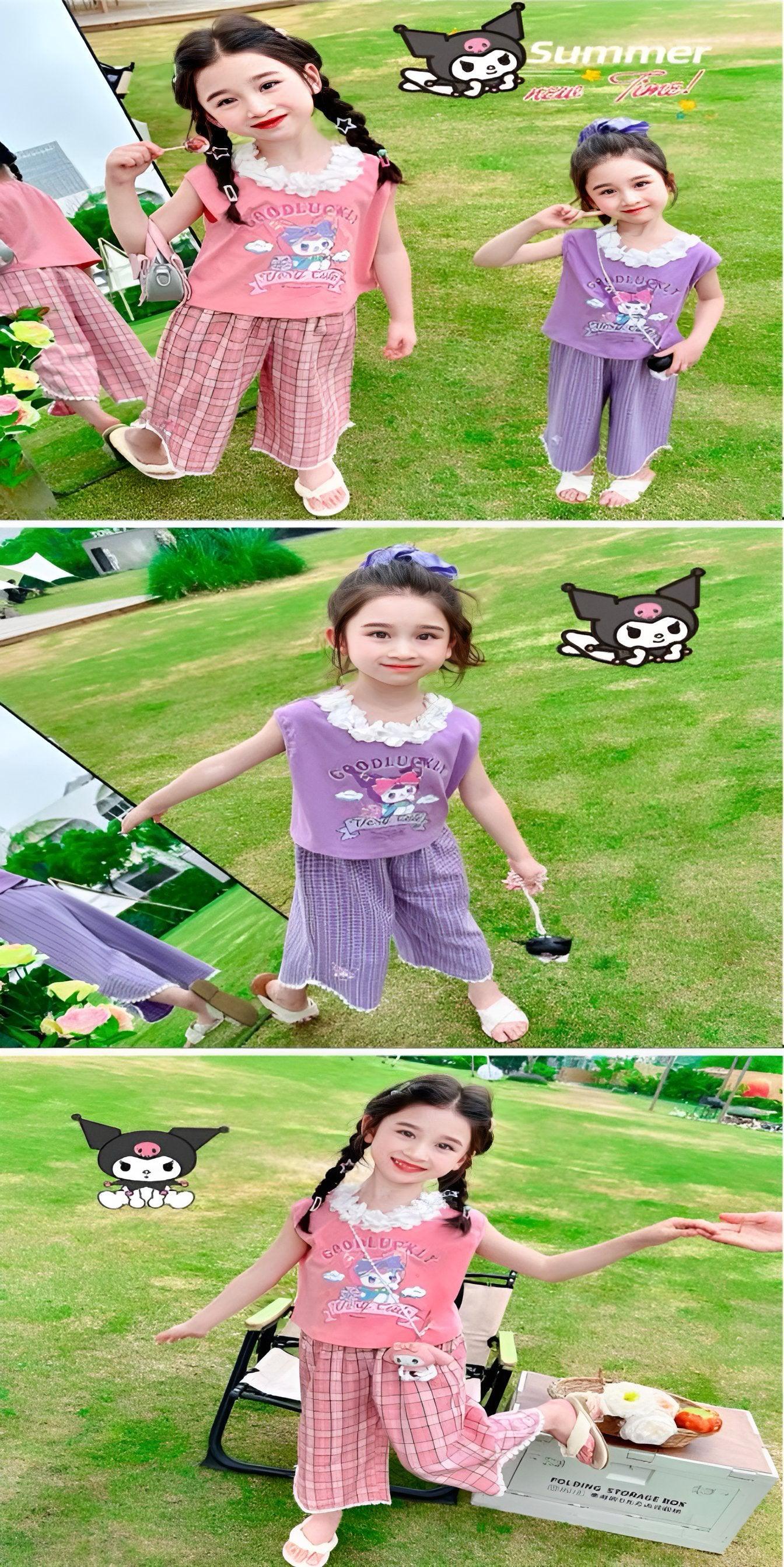 Conjunto de 2 Piezas para Niñas (Tallas 3 a 5 Años) (A1) LU9051