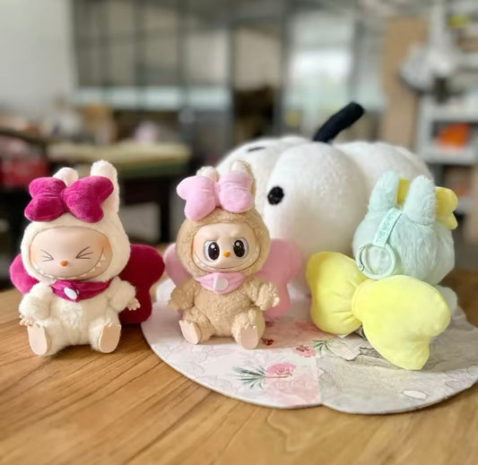 Peluche llavero bubu con moño trasero (J3)   L853