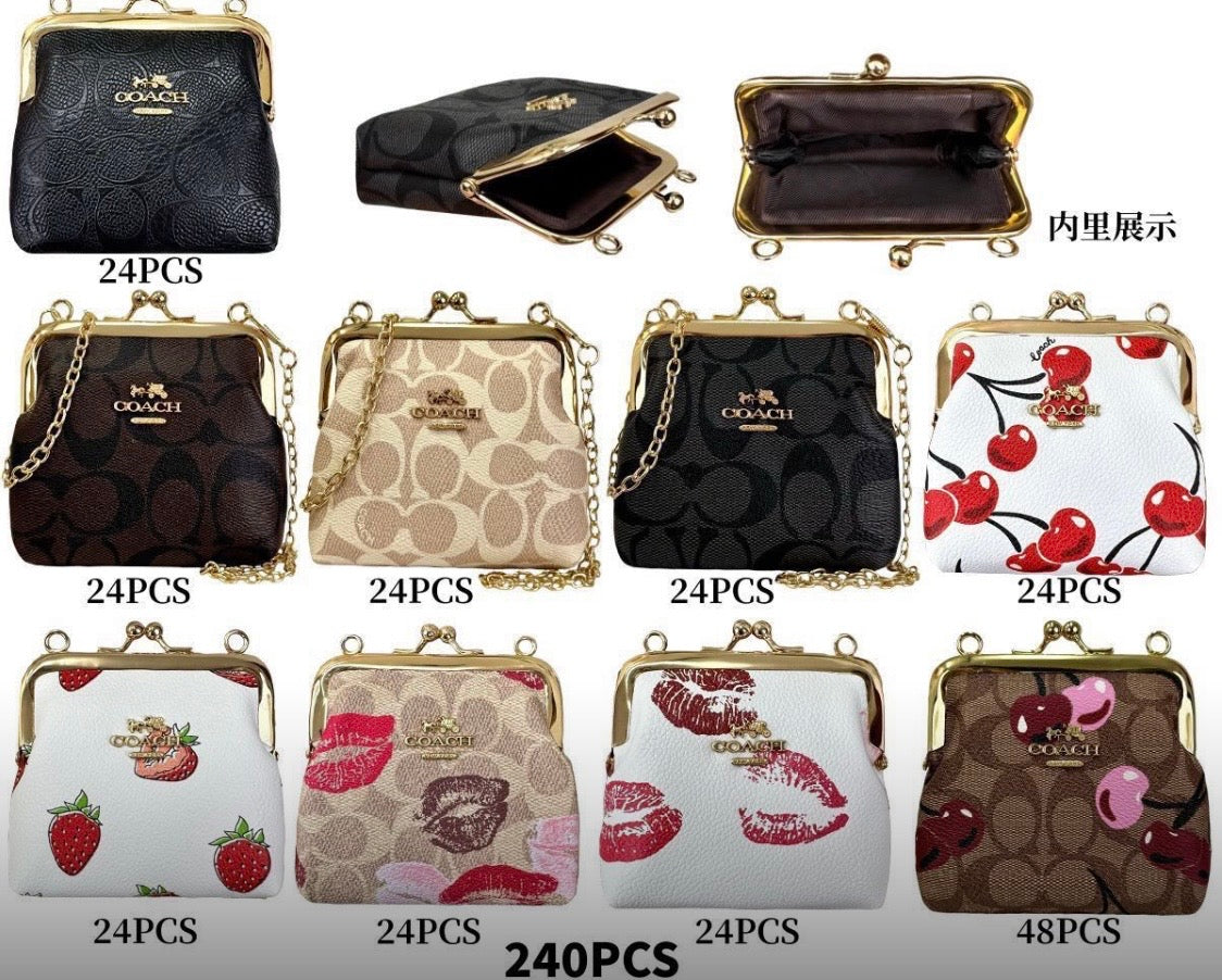 Monedero Coac/h con cadena CQK-122