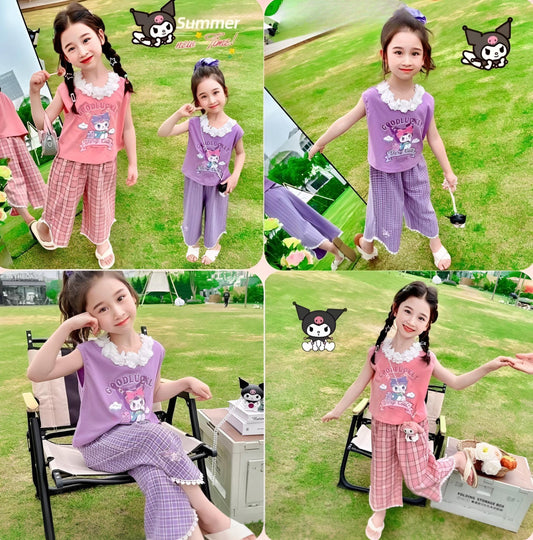 Conjunto de 2 Piezas para Niñas (Tallas 3 a 5 Años) (A1) LU9051