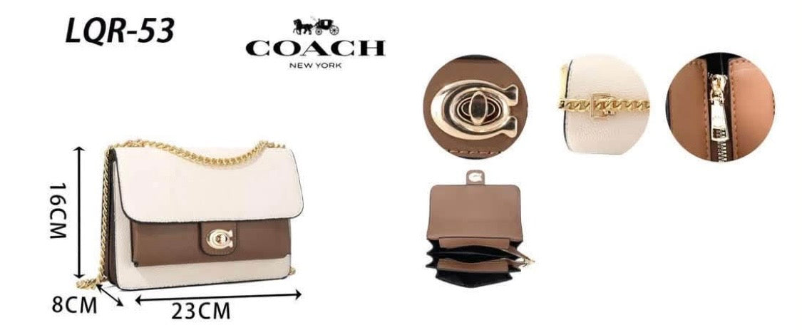 Bolsa Crossbody COA/CH LQR-53