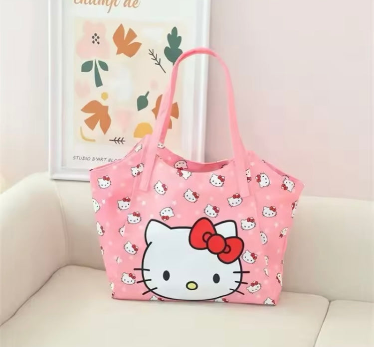 Bolsa casual de tela con cierre diseño Kawai mod.  cos0504