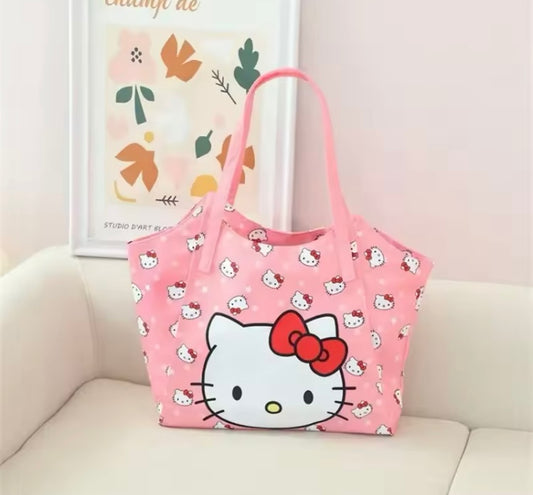Bolsa casual de tela con cierre diseño Kawai mod.  cos0504