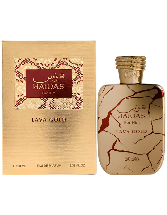Perfume Rasasi Hawas Lava Gold 100ml