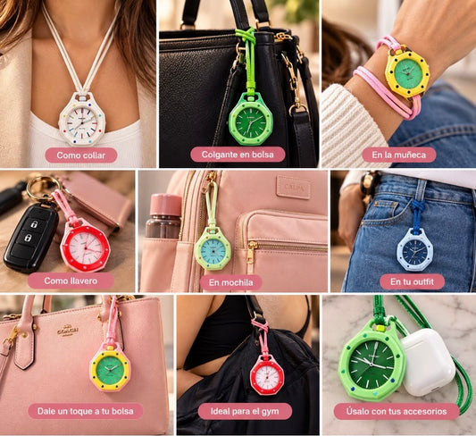 accesorio decorativo simula ser reloj..