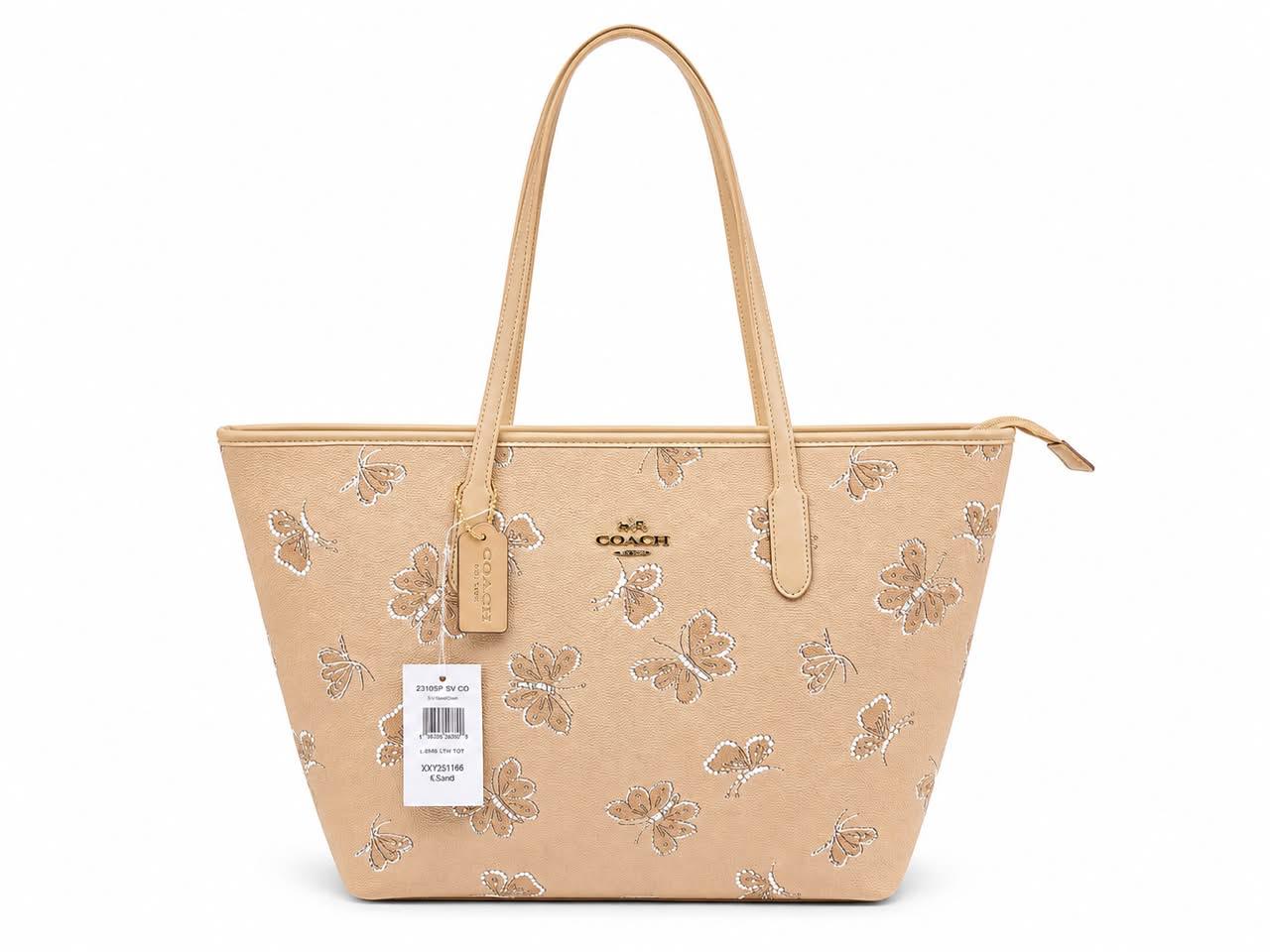 Bolsa tote para dama coa/ch mariposa 🦋 Xxy-251166 foto de refencia